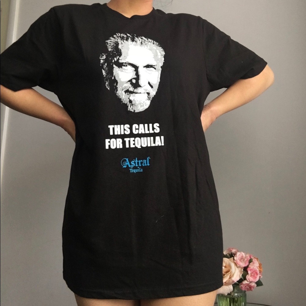Astral Tequila Black Tee